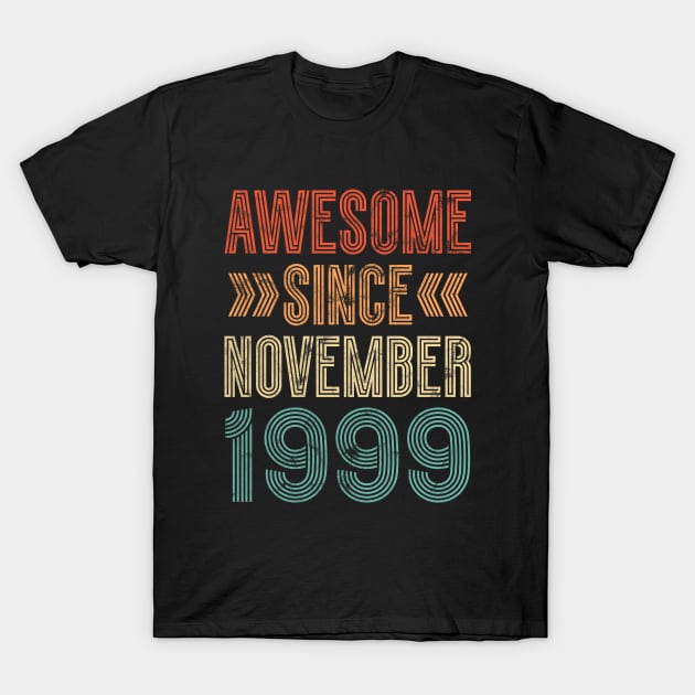 Awesome Since November 1999 T-Shirt by silentboy